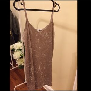 Valvet short tank top dress